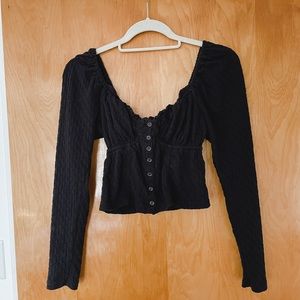 Free People milkmaid crop top